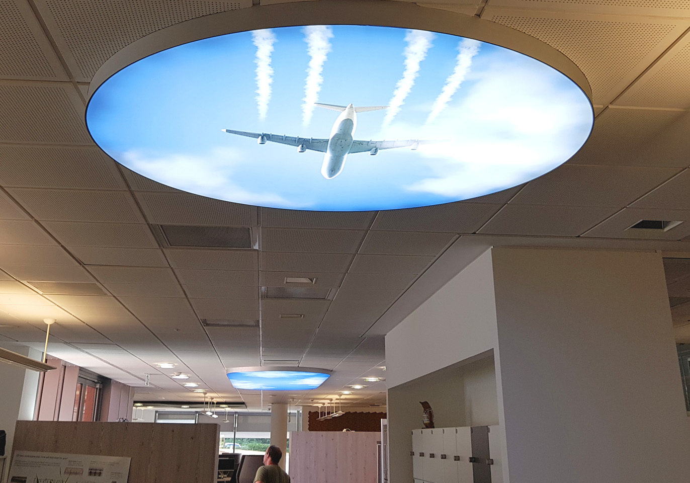 Illuminated stretch ceilings NES SOLUTIONS